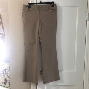 Tan Dress Pants by The Limited. Size 2 short.